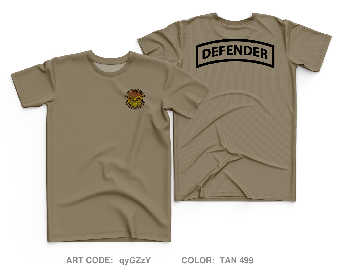 627th Security Force Squadron Core Men's SS Performance Tee - qyGZzY