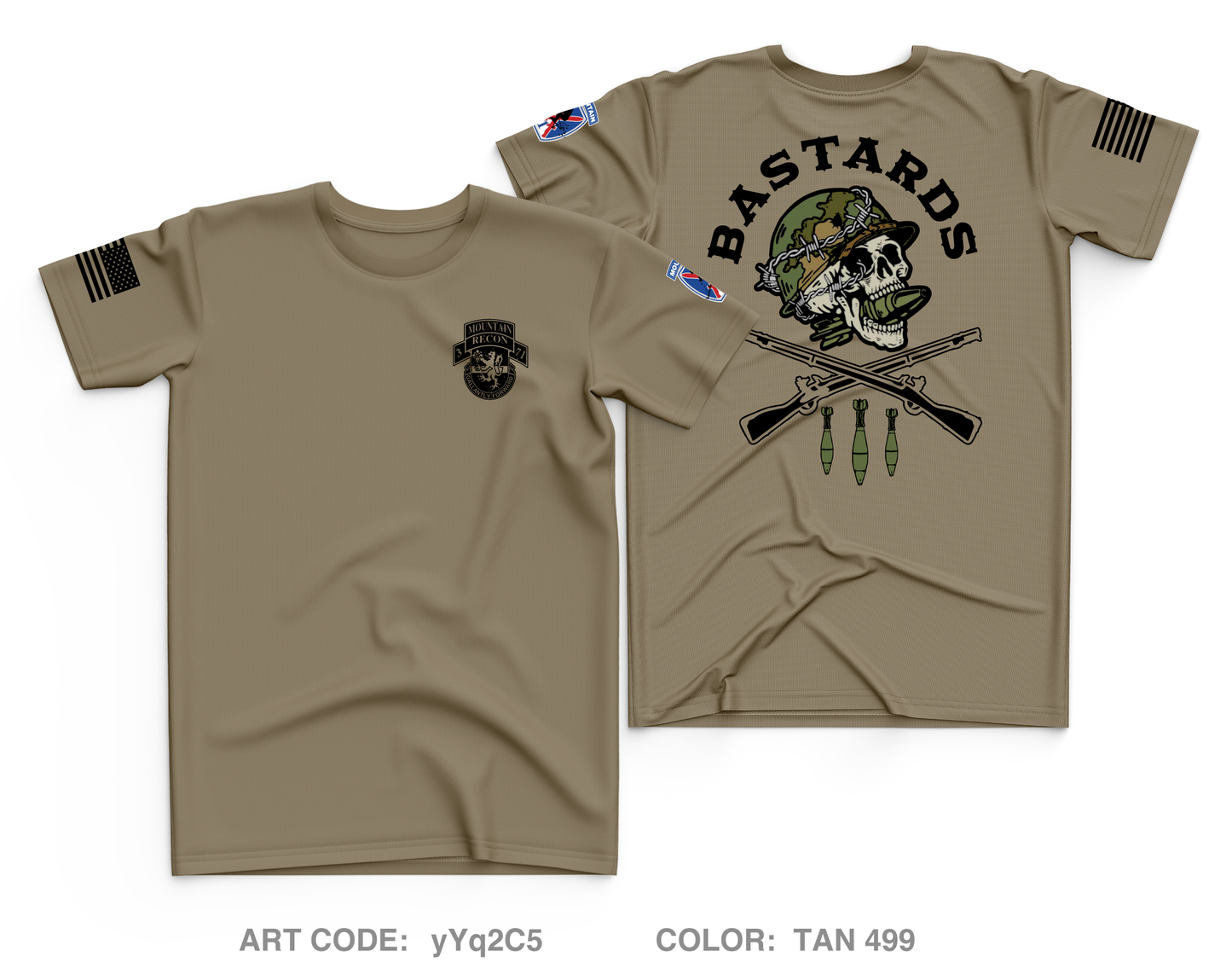 MTRS, A TRP, 3-71 CAV, 1IBCT, 10TH MTN Core Men's SS Performance Tee - yYq2C5