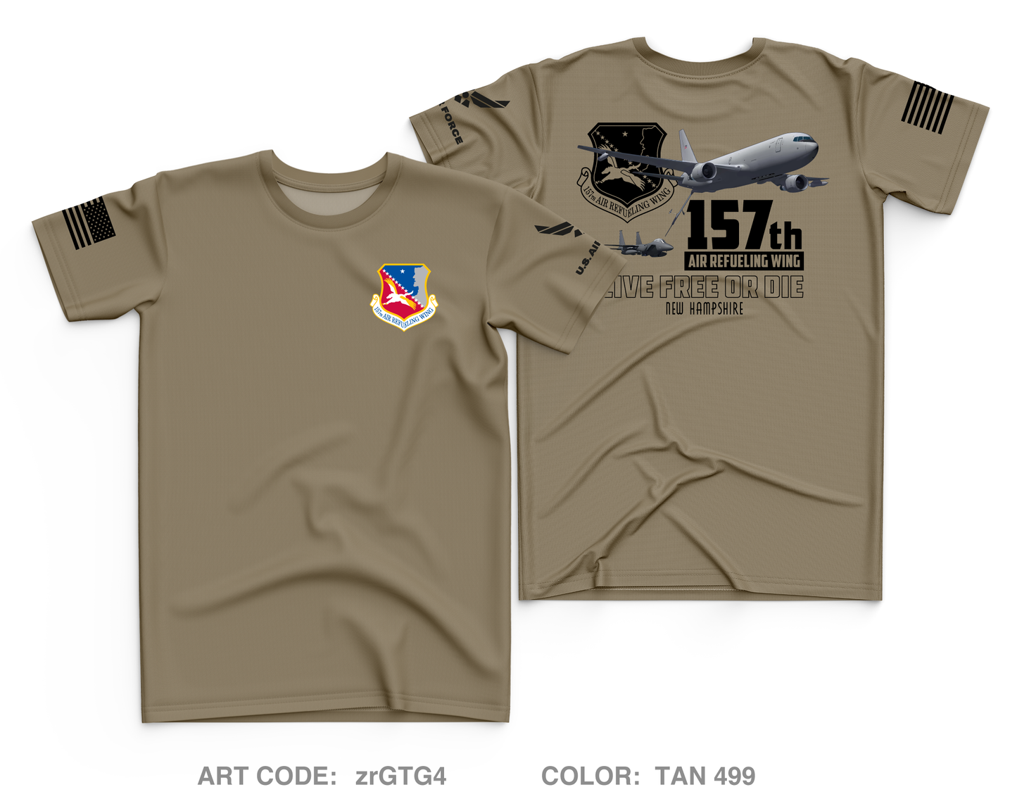 157th Air Refueling Wing Core Men's SS Performance Tee - zrGTG4