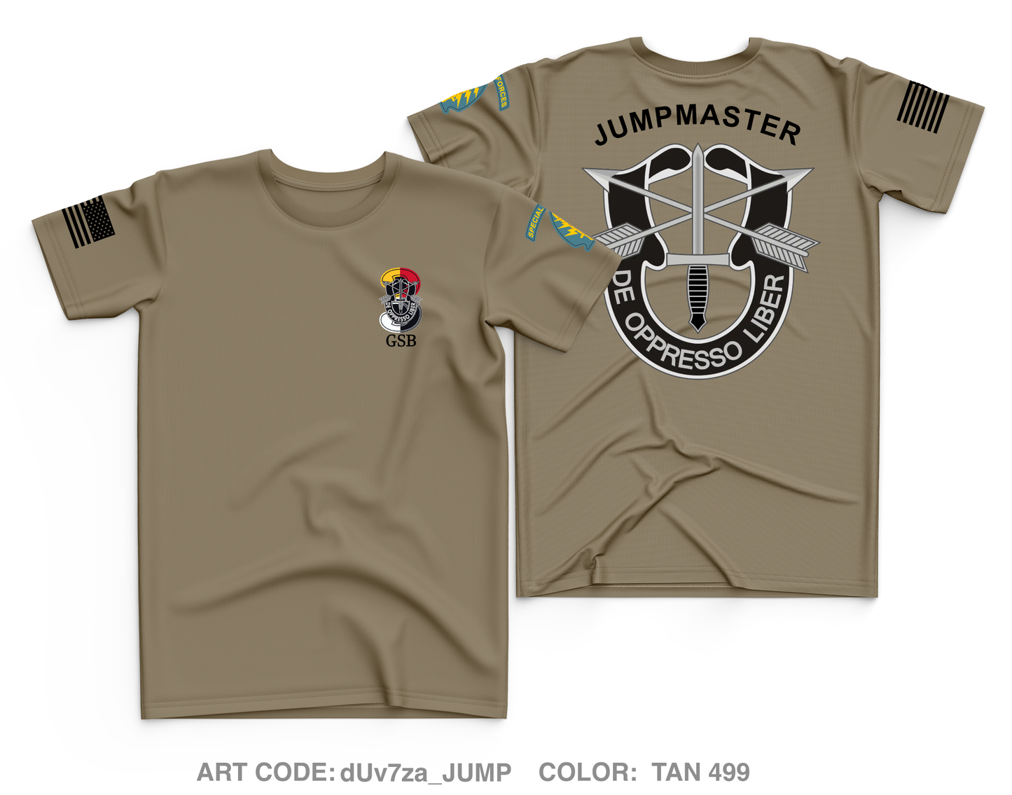 Group Support Battalion, 3D SFG(A) Core Men's SS Performance Tee - dUv7za_JUMP