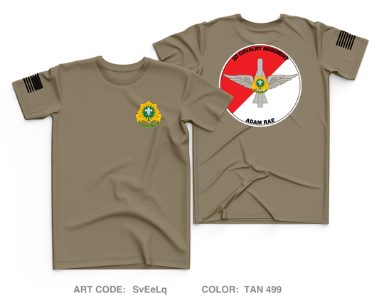 2CR ADAM|RAE Core Men's SS Performance Tee - SvEeLq