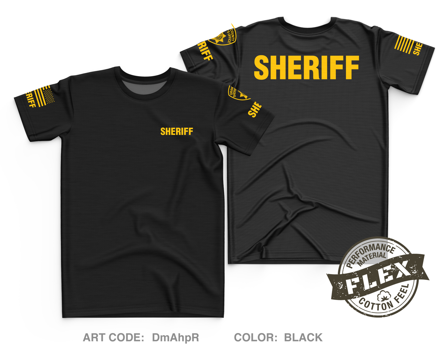 Grant County Sheriff's Office Core Men's SS Flex Performance Tee - DmAhpR