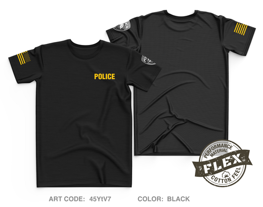 Lake Clarke Shores Police Dept Core Men's SS Flex Performance Tee - 45YtV7