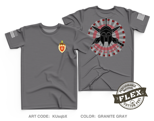 HHC | 3 EN SPARTANS Core Men's SS Flex Performance Tee - KUsqbX