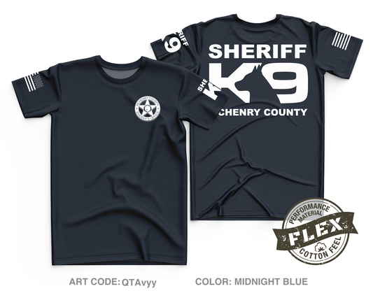 MCSO K-9 Unit Core Men's SS Flex Performance Tee - QTAvyy