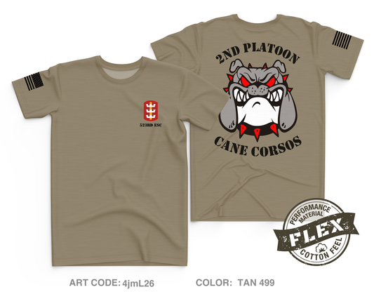 523rd ESC, 84th EN BN - Second platoon Core Men's SS Flex Performance Tee - 4jmL26