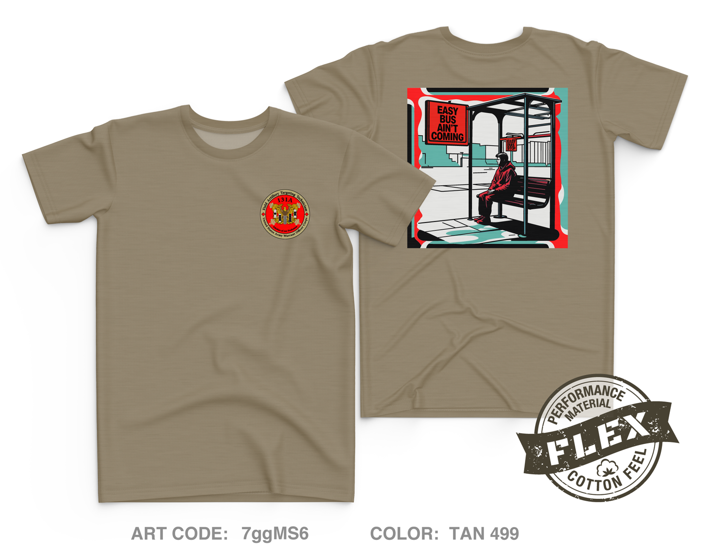 Class 925-25 Field Artillery WOBC Core Men's SS Flex Performance Tee - 7ggMS6