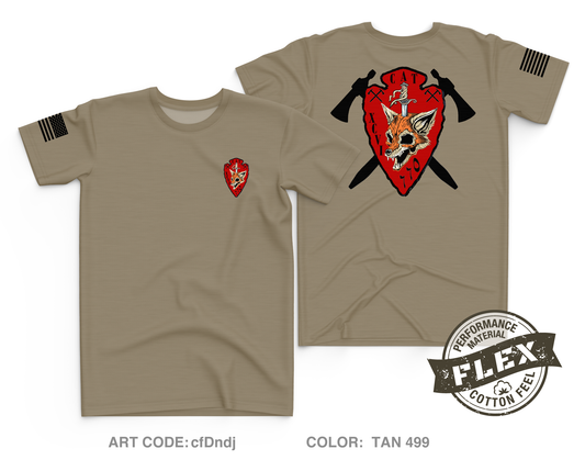 F Co. 96th Civil affairs Core Men's SS Flex Performance Tee - cfDndj