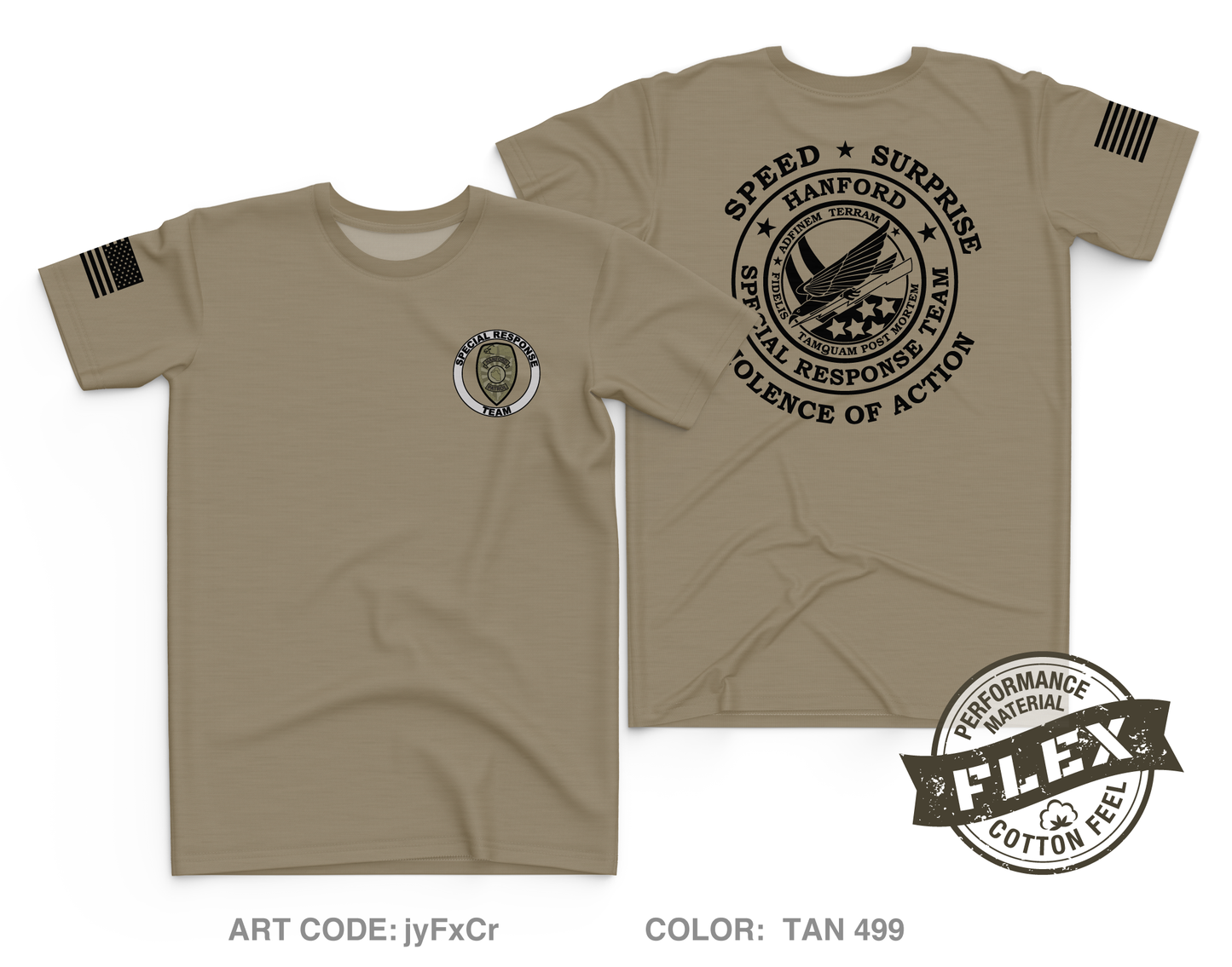 HANFORD PATROL SRT Store 1 Core Men's SS Flex Performance Tee - jyFxCr