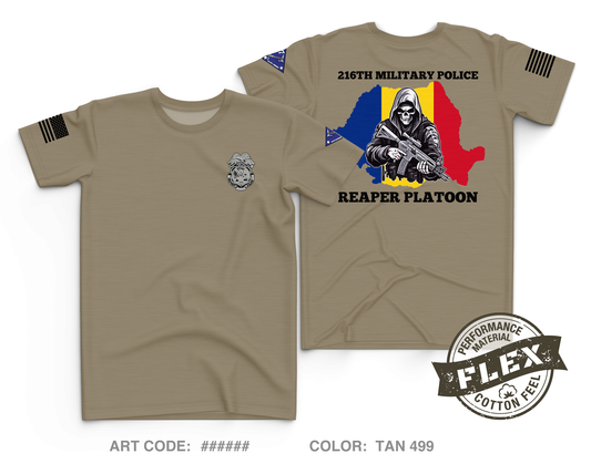 1st PLT, 216th MP CO Core Men's SS Flex Performance Tee - kQe9Q6