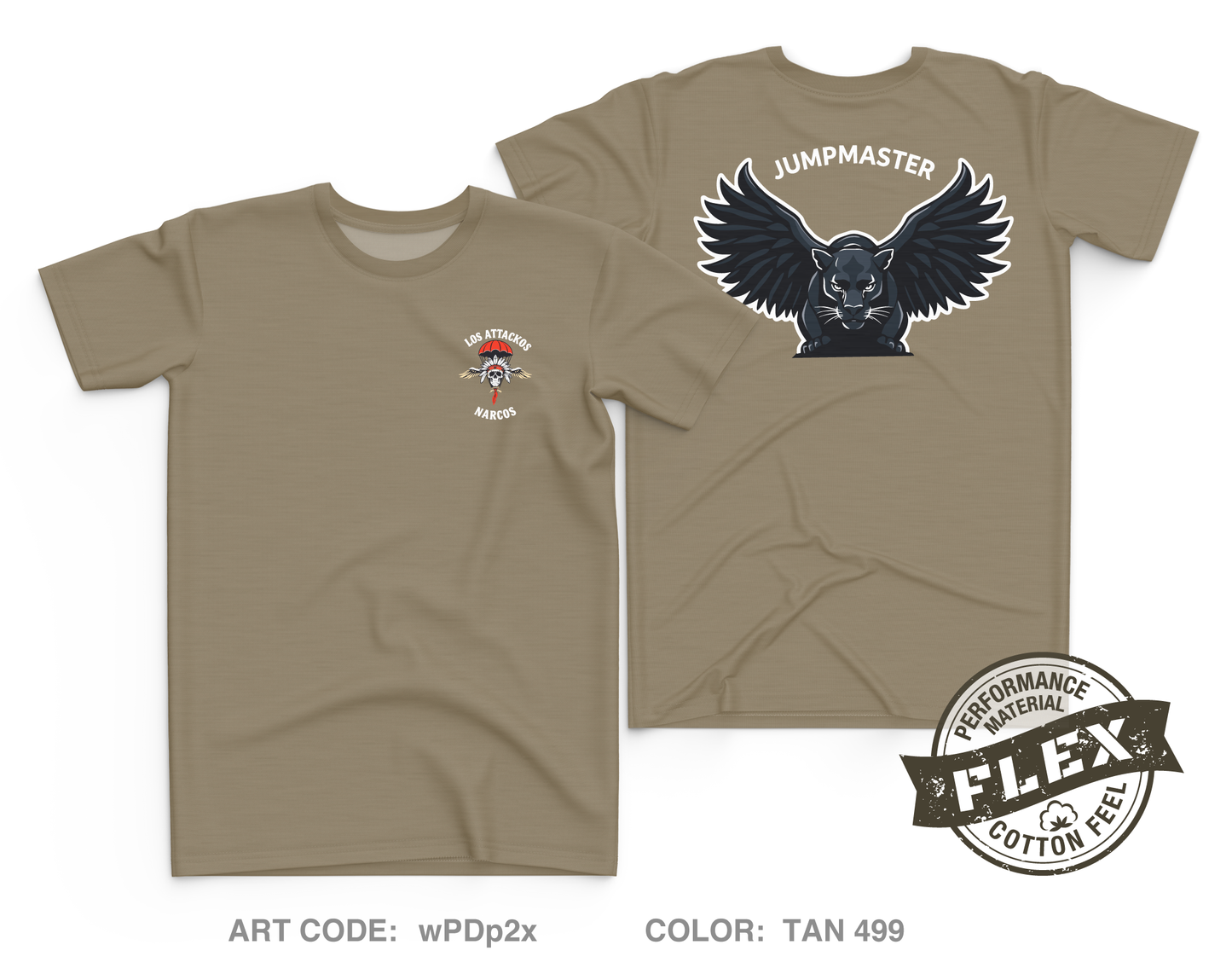 A CO, 2nd BN, 505th PIR Core Men's SS Flex Performance Tee - wPDp2x