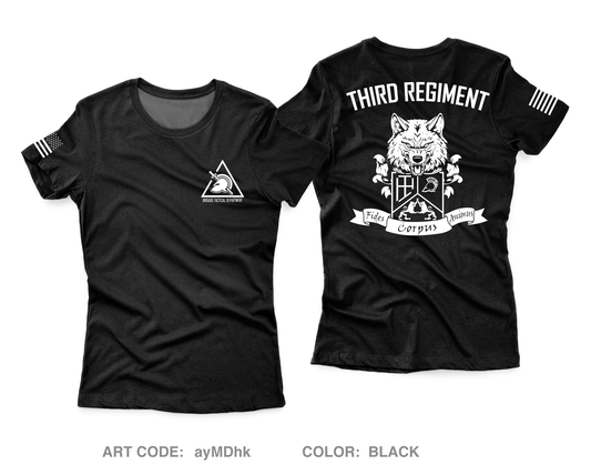 3rd Regiment, USCC, USMA Core Women's SS Performance Tee - ayMDhk