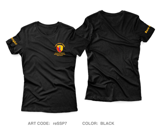 California Military Department - Youth & Community Programs Task Force Core Women's SS Performance Tee - reSSP7