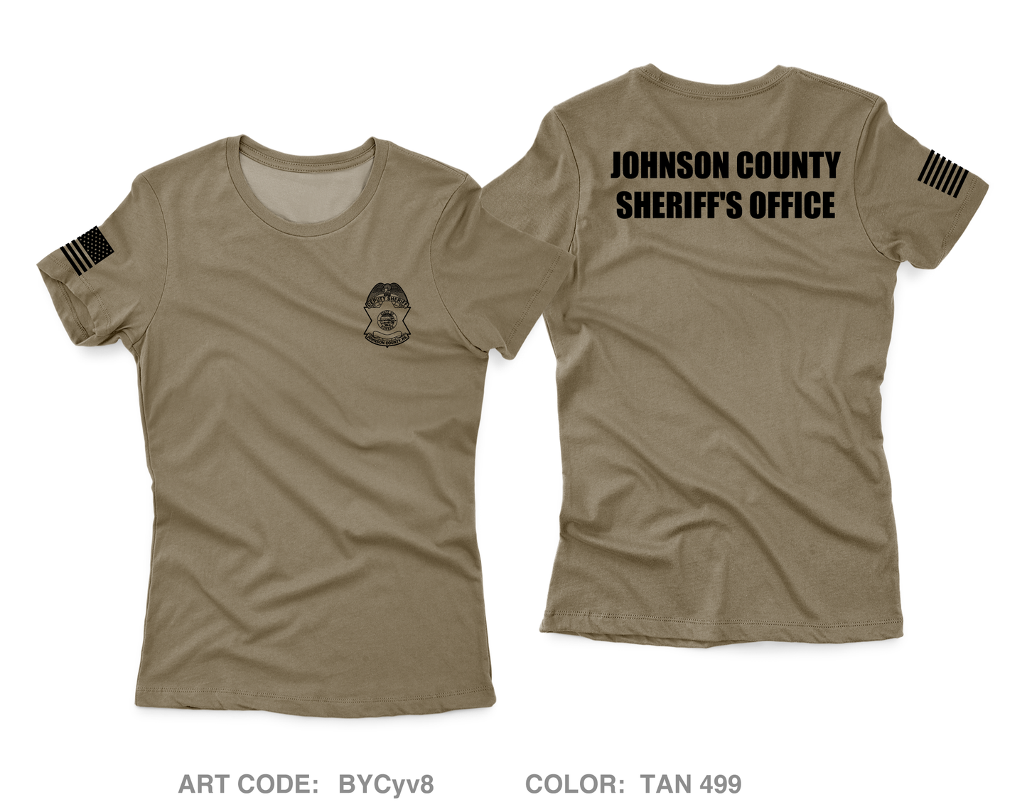 JCSO Core Women's SS Performance Tee - BYCyv8