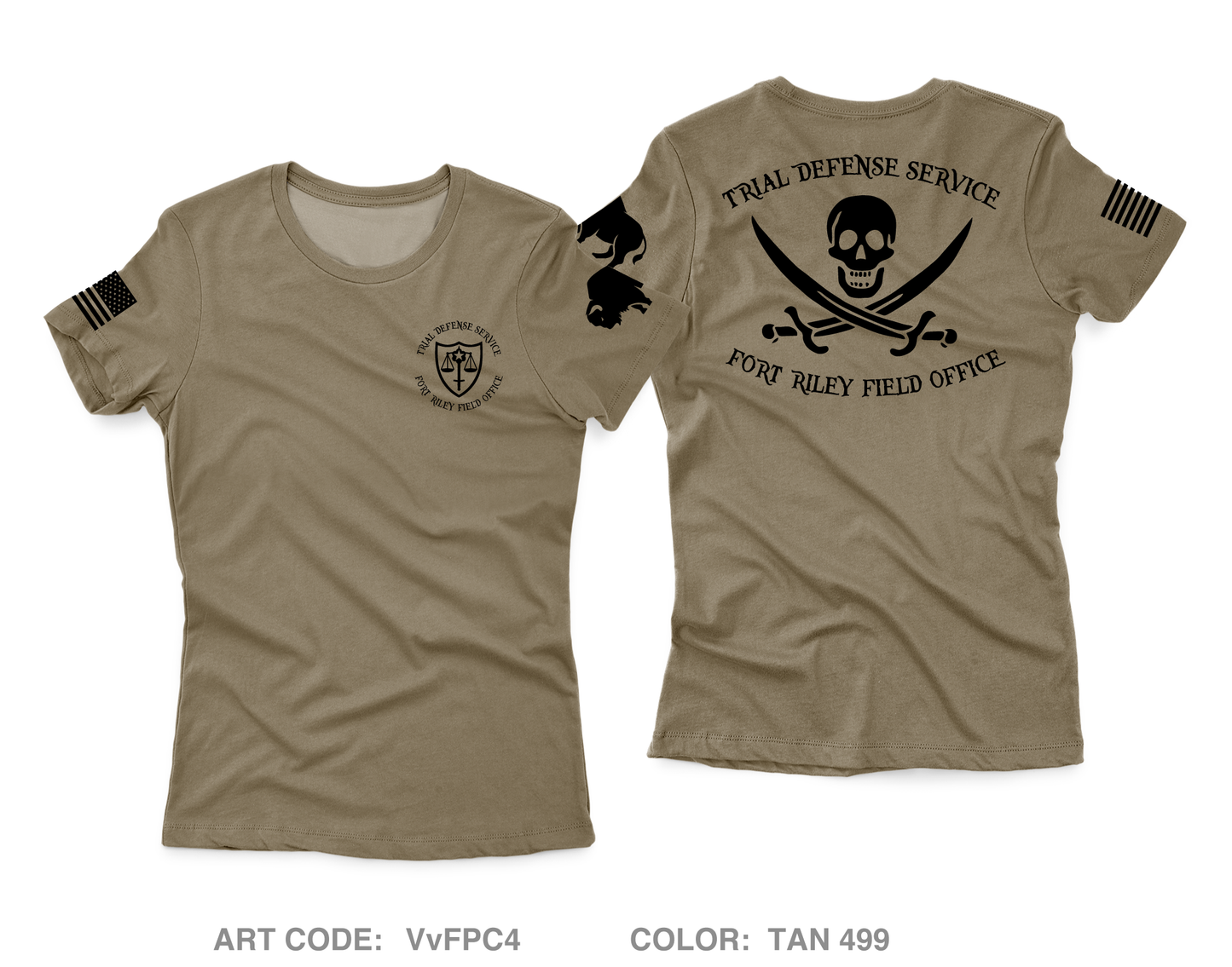 Fort Riley Trial Defense Service Core Women's SS Performance Tee - VvFPC4