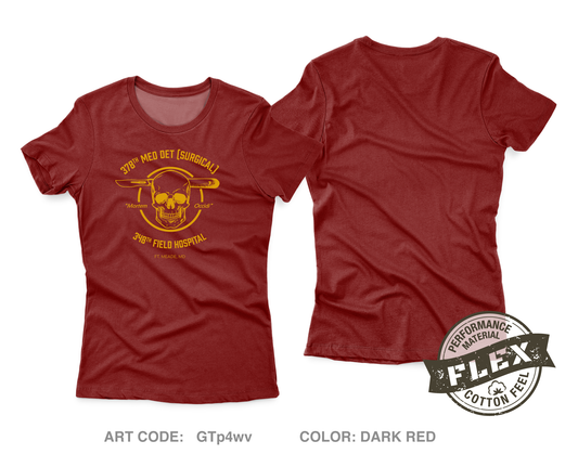 378th MED DET (SURG), 410th HSP CTR, 338th MED BDE Core Women's SS Flex Performance Tee - GTp4wv