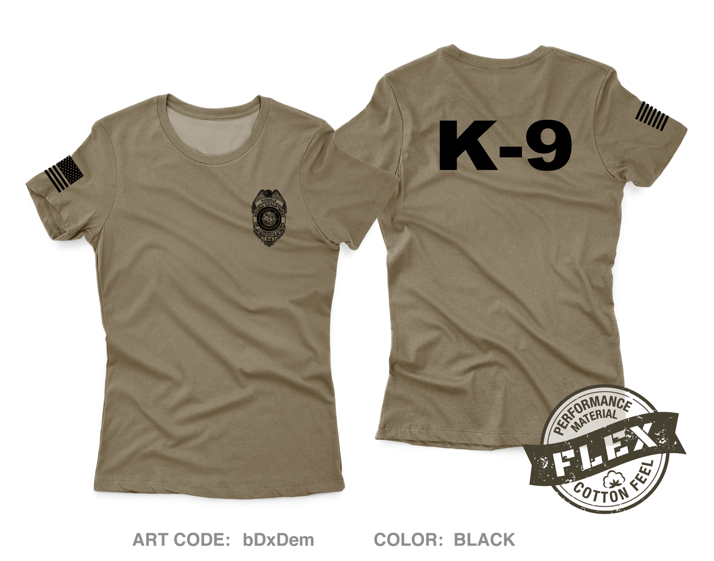 Putnamville K-9 Core Women's SS Flex Performance Tee - bDxDem