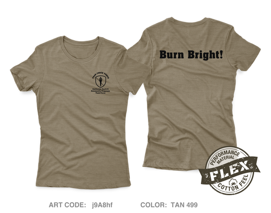 California Military Department - Youth & Community Programs Task Force Women's SS Flex Performance Tee - j9A8hf