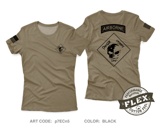 D Co 2|505th PIR Core Women's SS Flex Performance Tee - p7ECn5