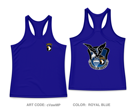 HHC BDE "Hellcats", 101st CAB Core Women's Performance Tank Top - cVawMP