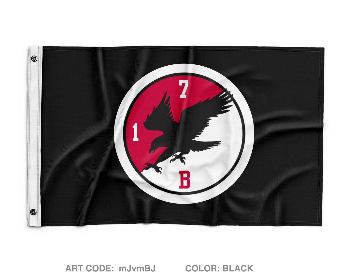 Blackhawk Troop, 1-7 CAV, 1ACB, 1CD Wall Flag - mJvmBJ