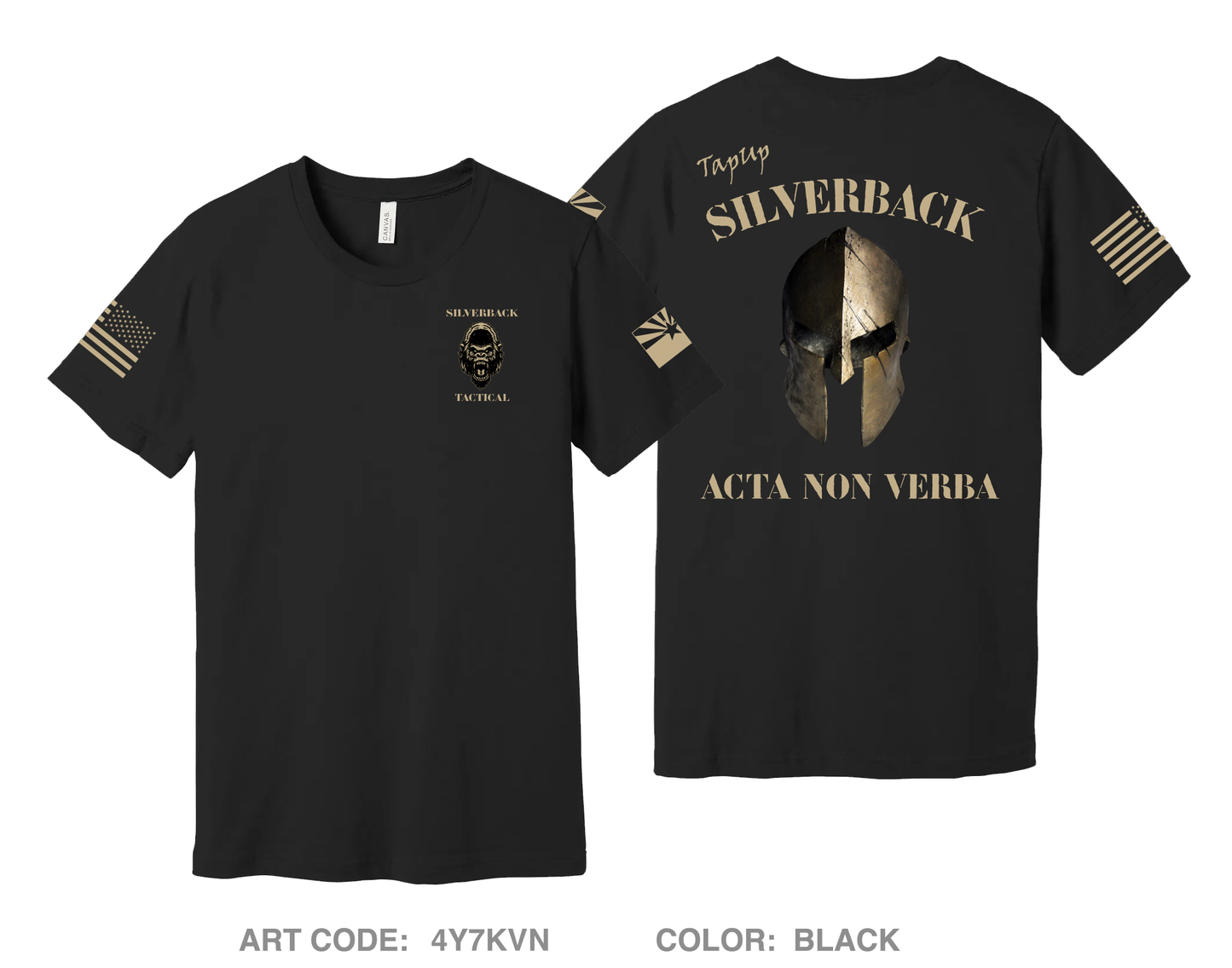 Silverback Tactical Comfort Unisex Cotton SS Tee - 4Y7KVN