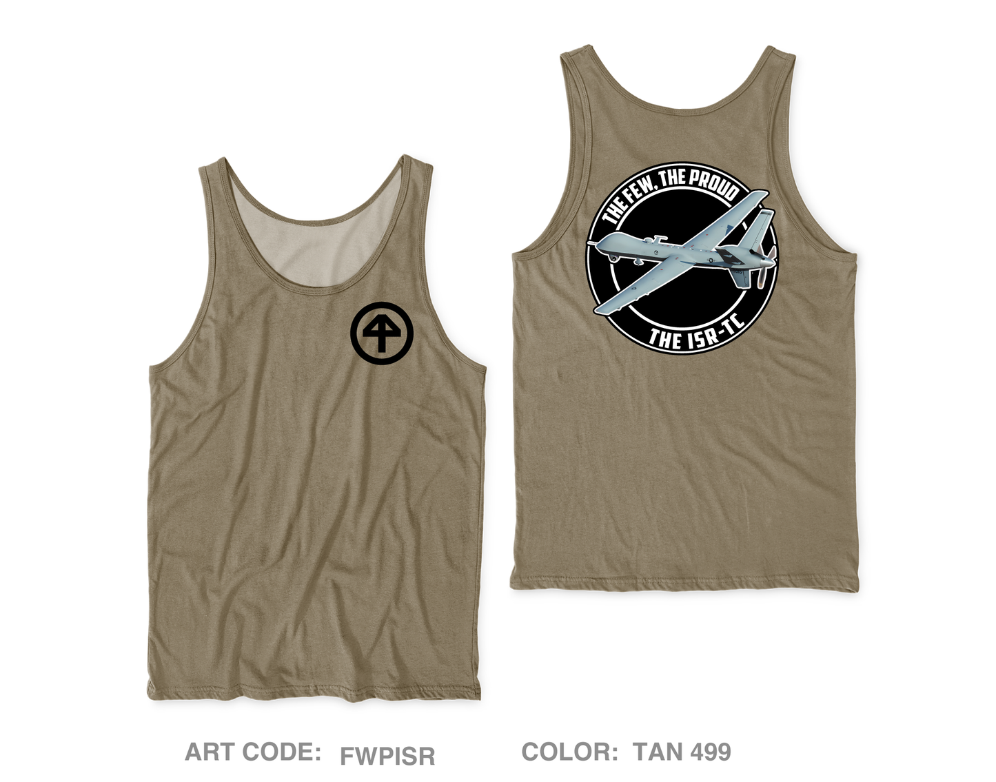 44IBCT Core Men's Performance Tank Top - FWPISR