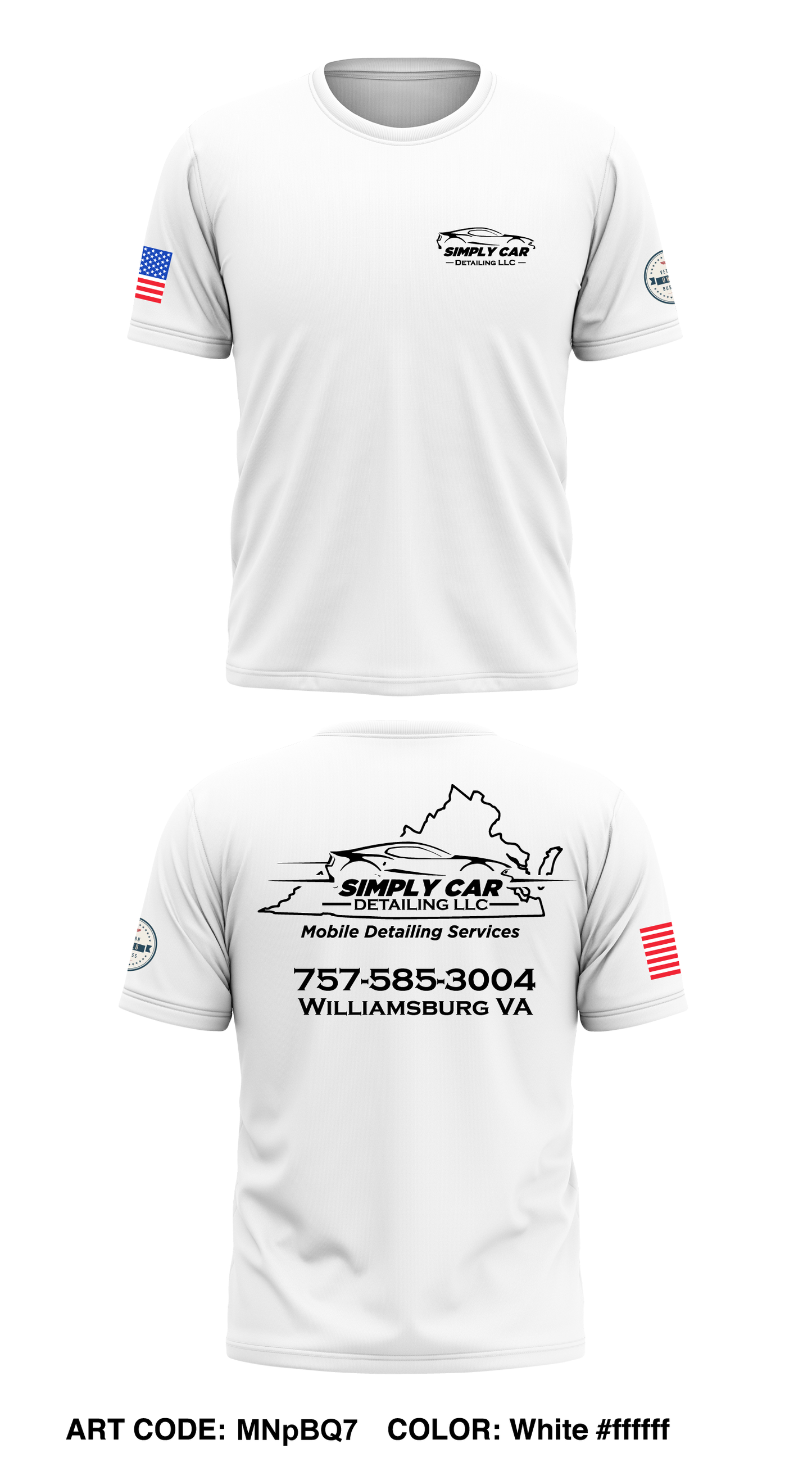 Simply Car Detailing LLC Core Men's SS Performance Tee - MNpBQ7