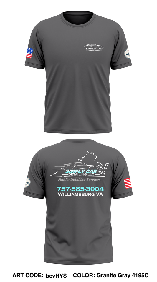 Simply Car Detailing LLC Core Men's SS Performance Tee - bcvHYS