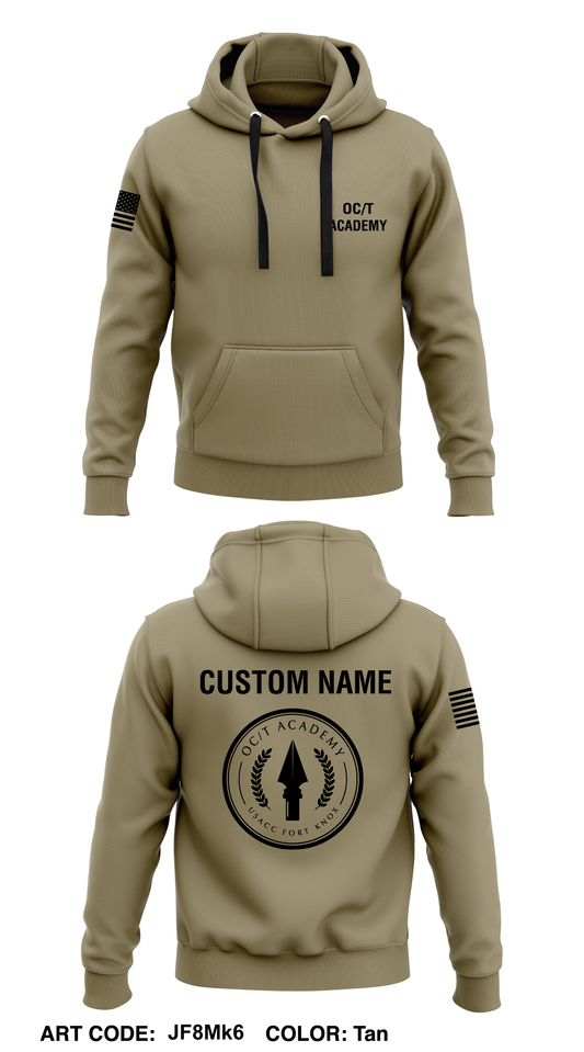 CUSTOM USACC OC-T Academy  Core Men's Hooded Performance Sweatshirt - JF8Mk6