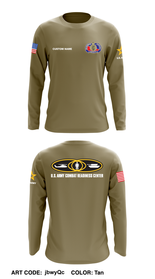 CUSTOM USACRC Core Men's LS Performance Tee - jbwyQc