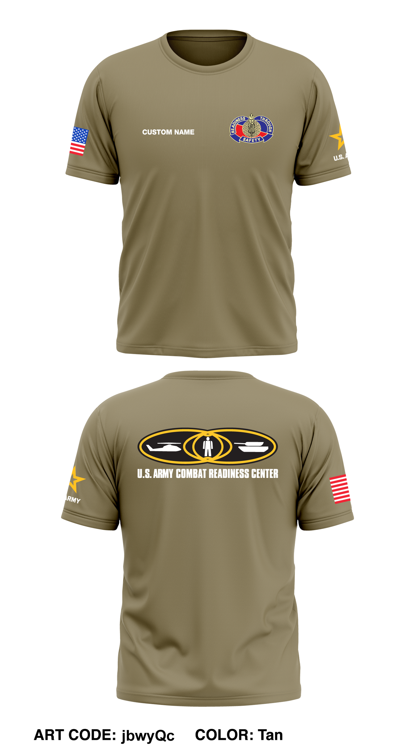 CUSTOM USACRC Core Men's SS Performance Tee - jbwyQc