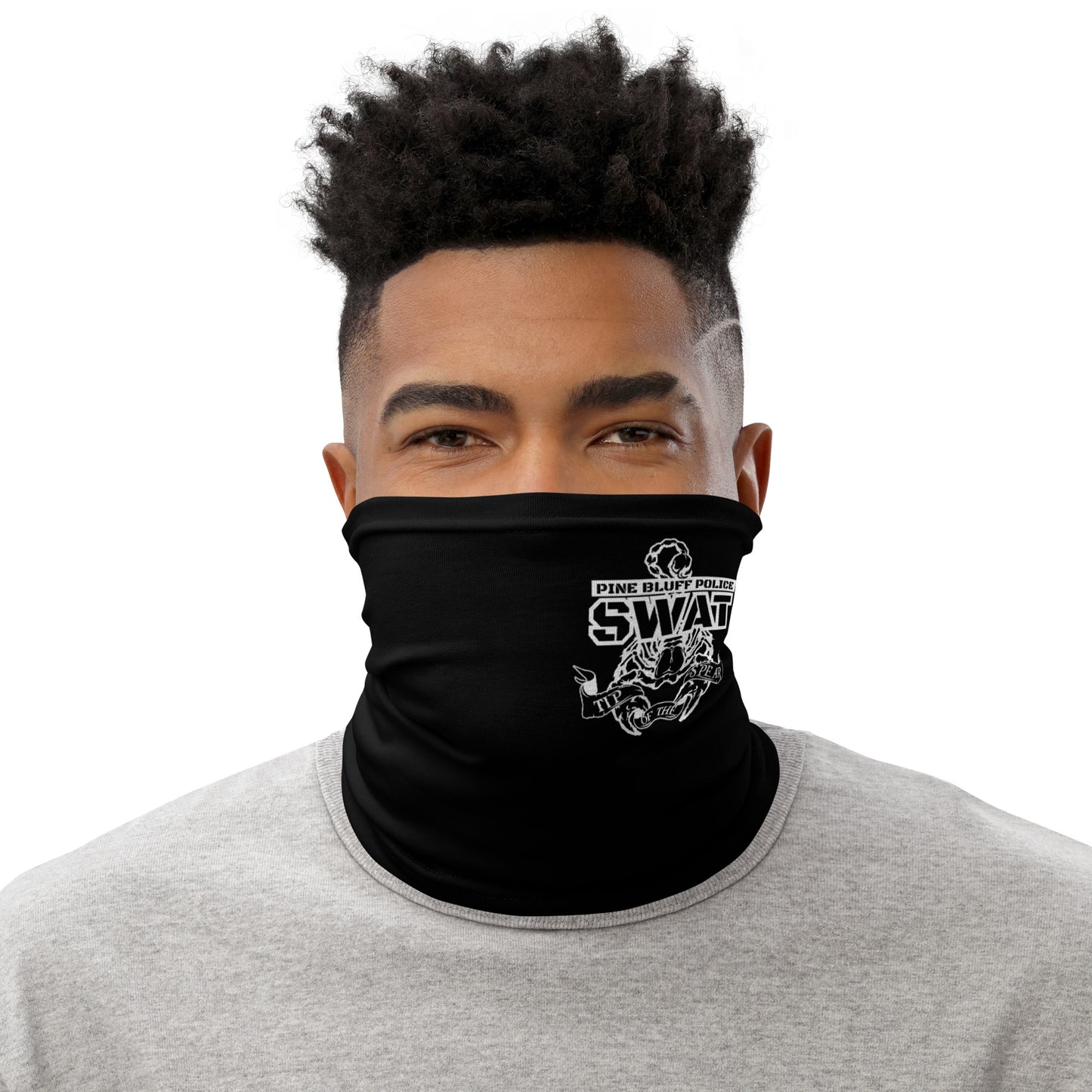 Pine Bluff Police SWAT Emblem Shield Neck Gaiter - TIP234