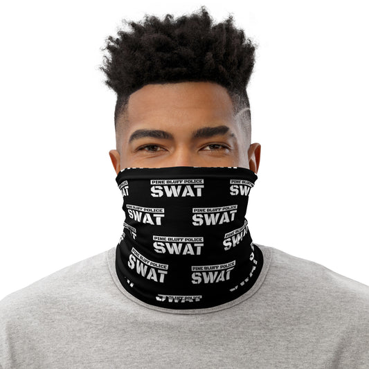 Pine Bluff Police SWAT Emblem Shield Neck Gaiter - BLKVDX