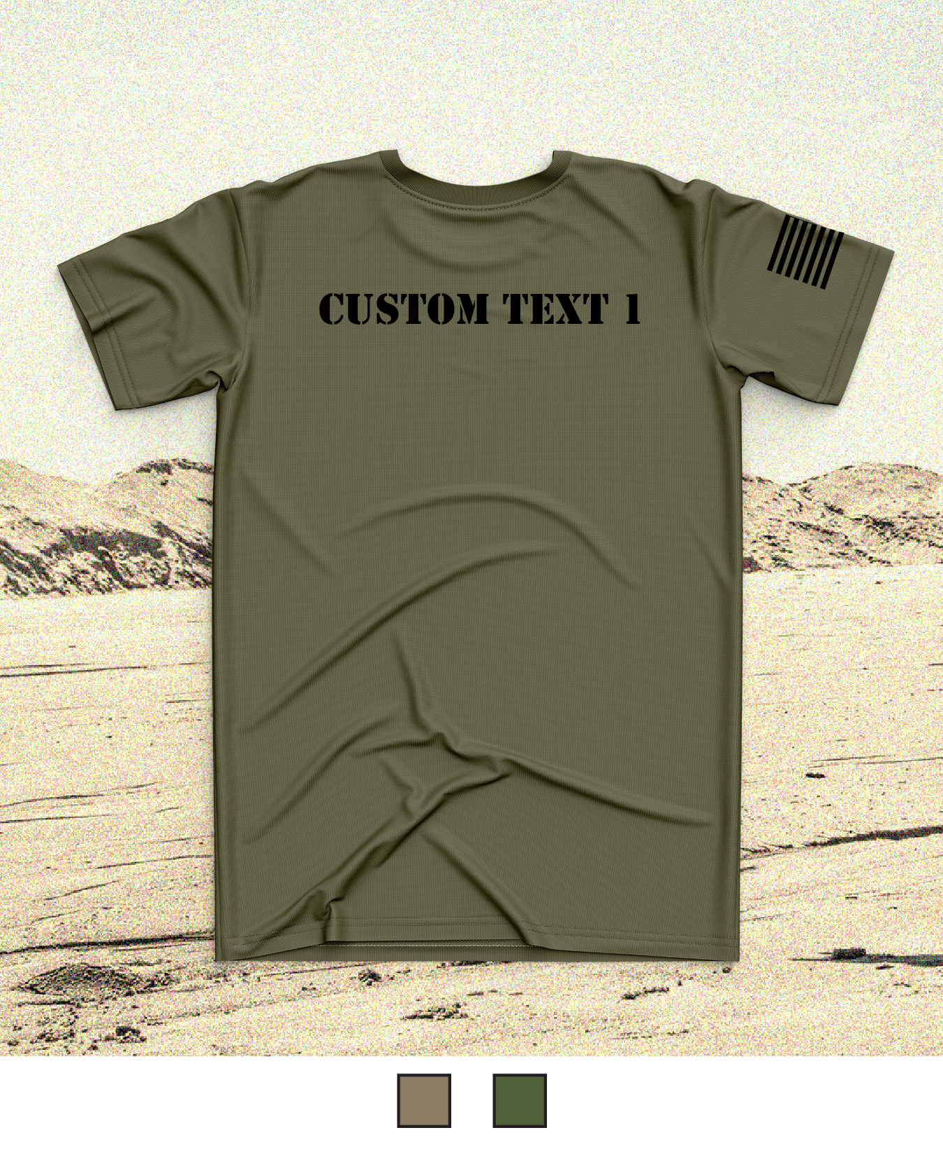 CUSTOM Emblem Core Men's SS Performance Tee - Danger