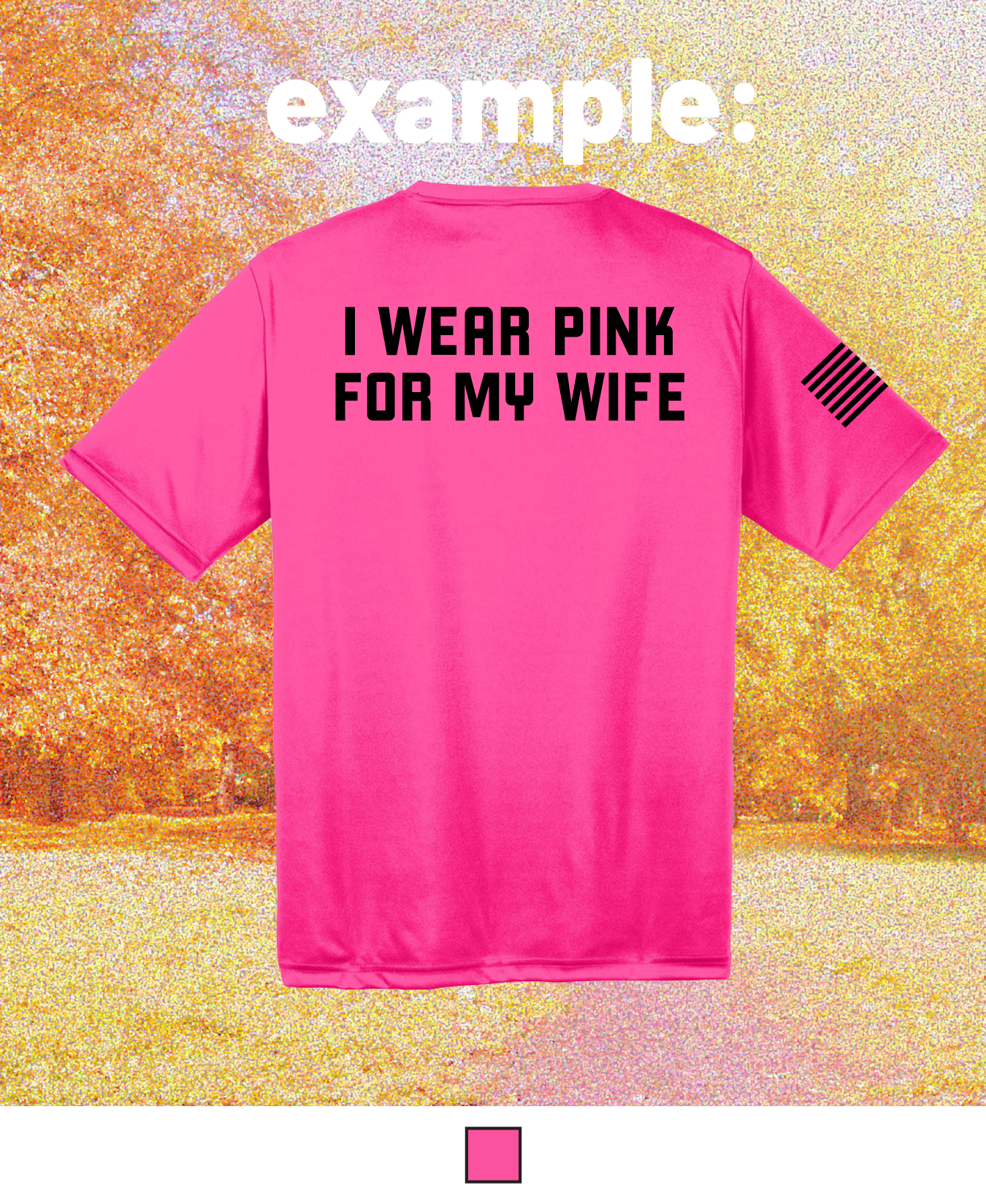 CUSTOM Breast Cancer Awareness Month Hi-Tech Performance Unisex SS Tee - Real Men Wear Pink