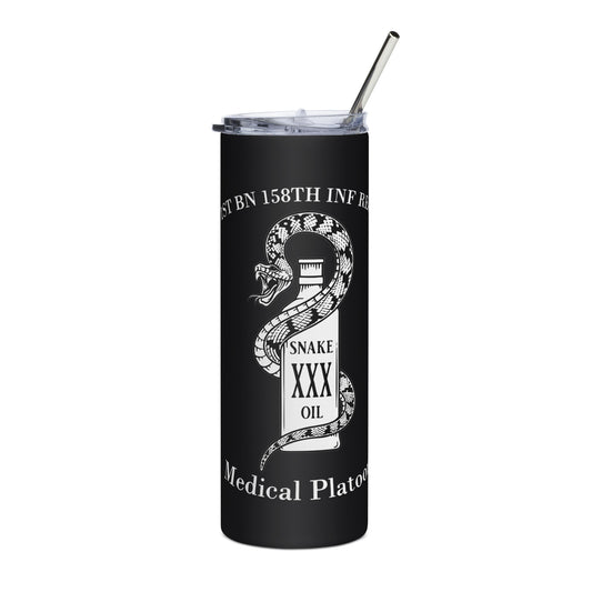 Medical Platoon, HHC, 1st BN, 158th INF REG Stainless Steel Tumbler - kGbsAM