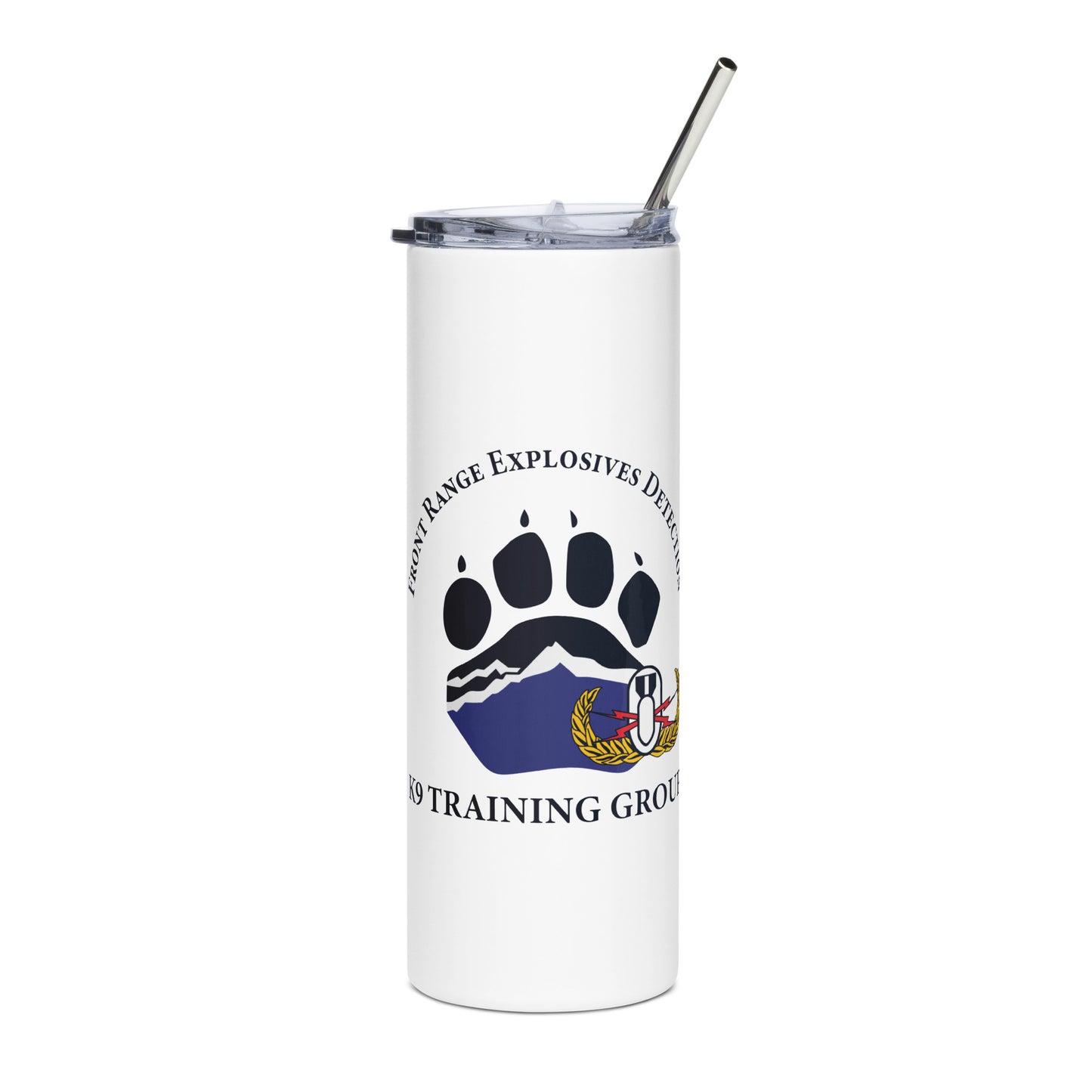 Front Range Explosives Detection K-9 Group Stainless Steel Tumbler - yuzuCU