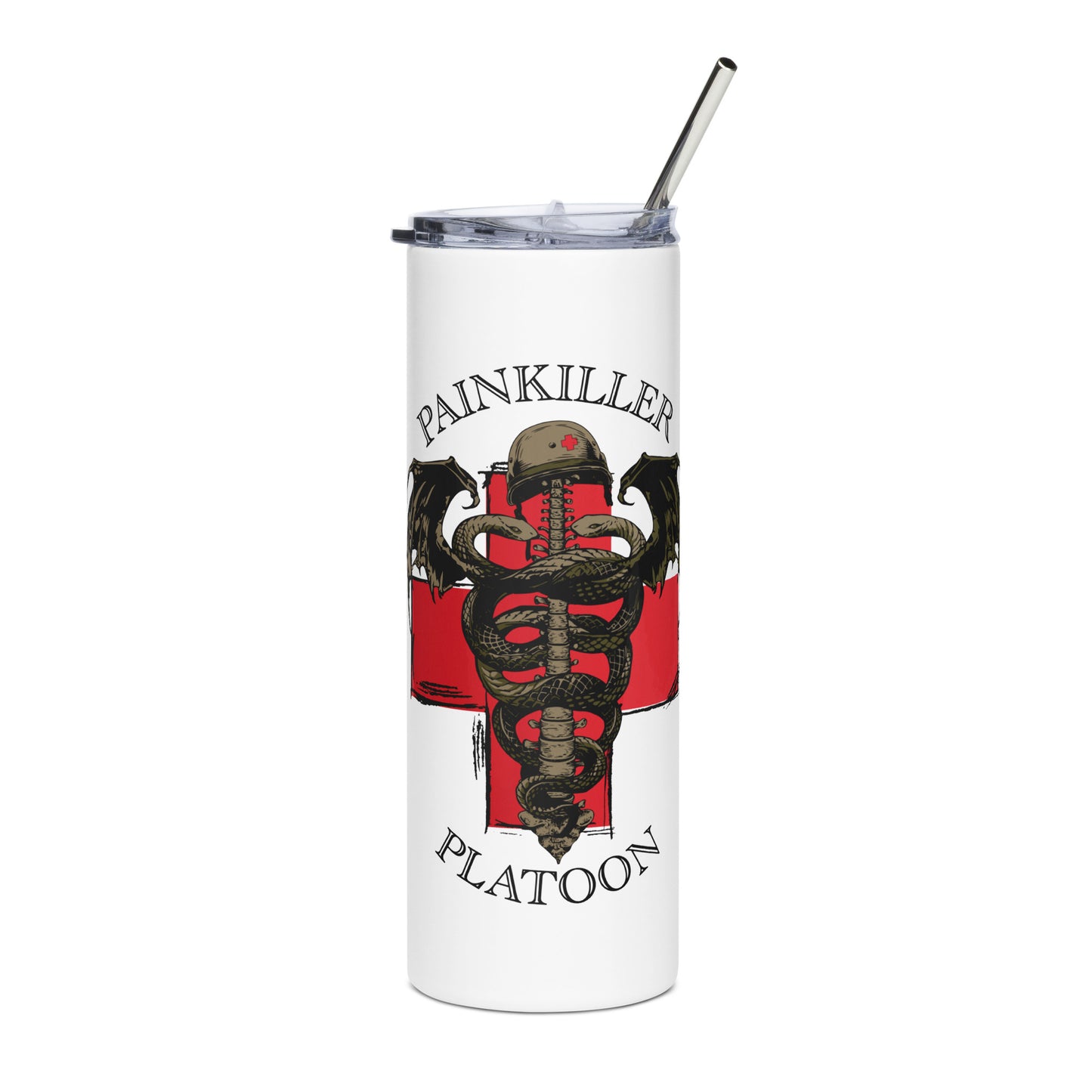 HHC 1-114th IN BN Medical Platoon Stainless Steel Tumbler - PSVBPG