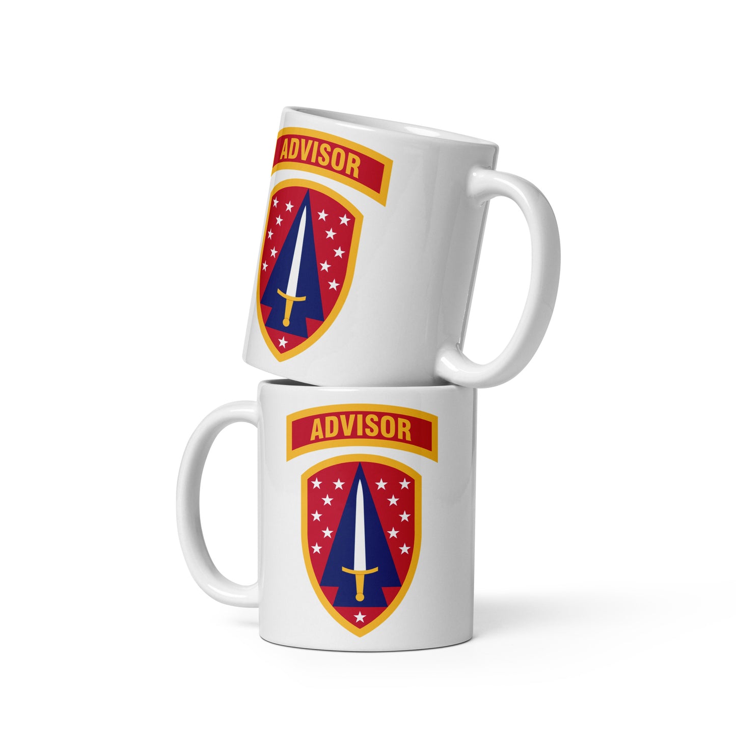 2D Security Force Assistance Brigade White glossy mug