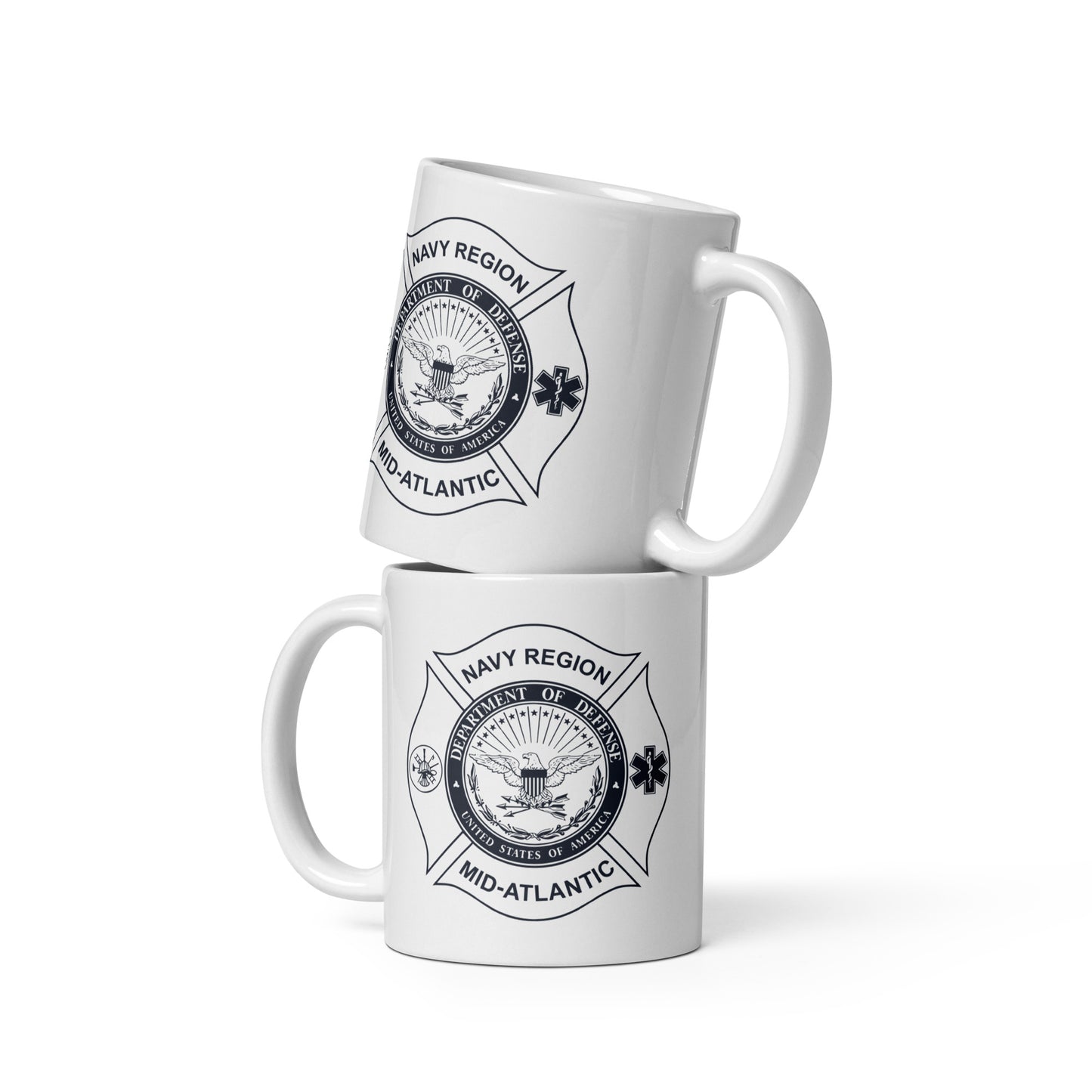 Naval Station Newport Fire and Emergency Ceramic Mug - RmGzfX