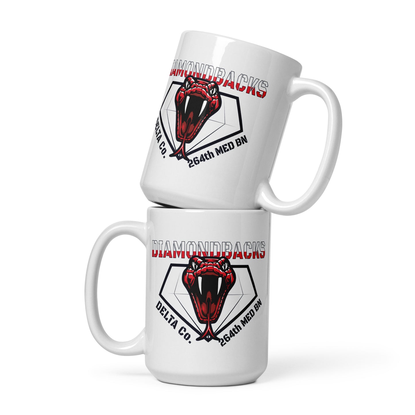 Delta Company, 264th MED BN Ceramic Mug - hTDKC4