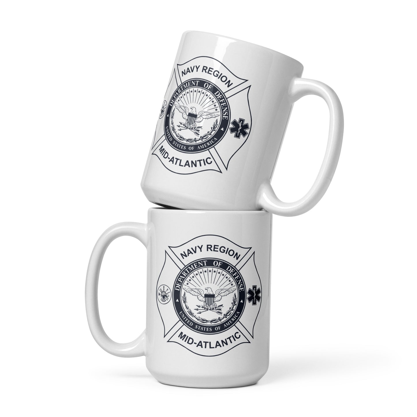 Naval Station Newport Fire and Emergency Ceramic Mug - RmGzfX