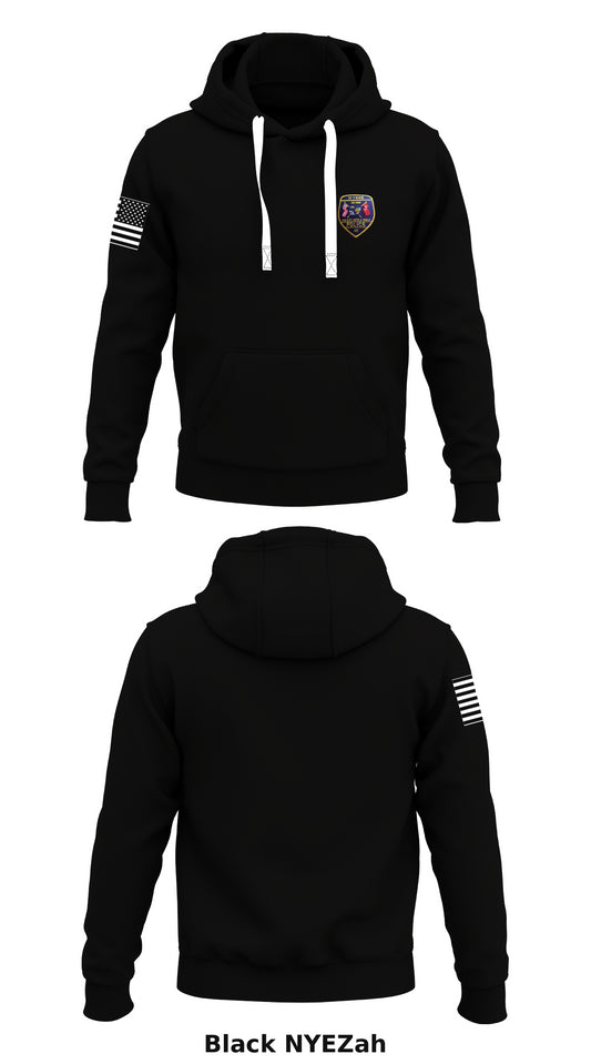 Wynne Police Store 1  Core Men's Hooded Performance Sweatshirt - NYEZah