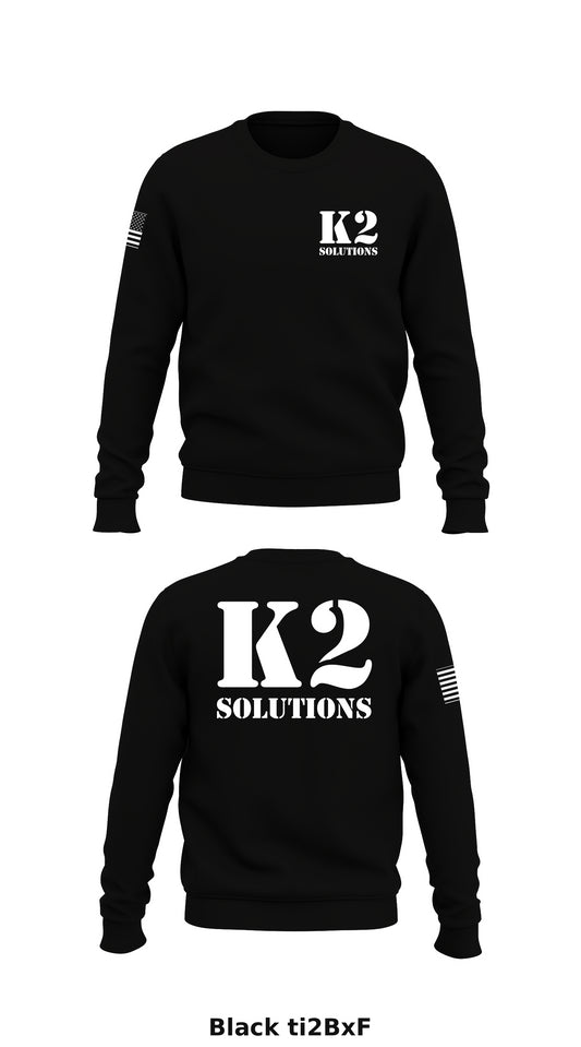 K2 Solutions Store 1 Core Men's Crewneck Performance Sweatshirt - ti2BxF