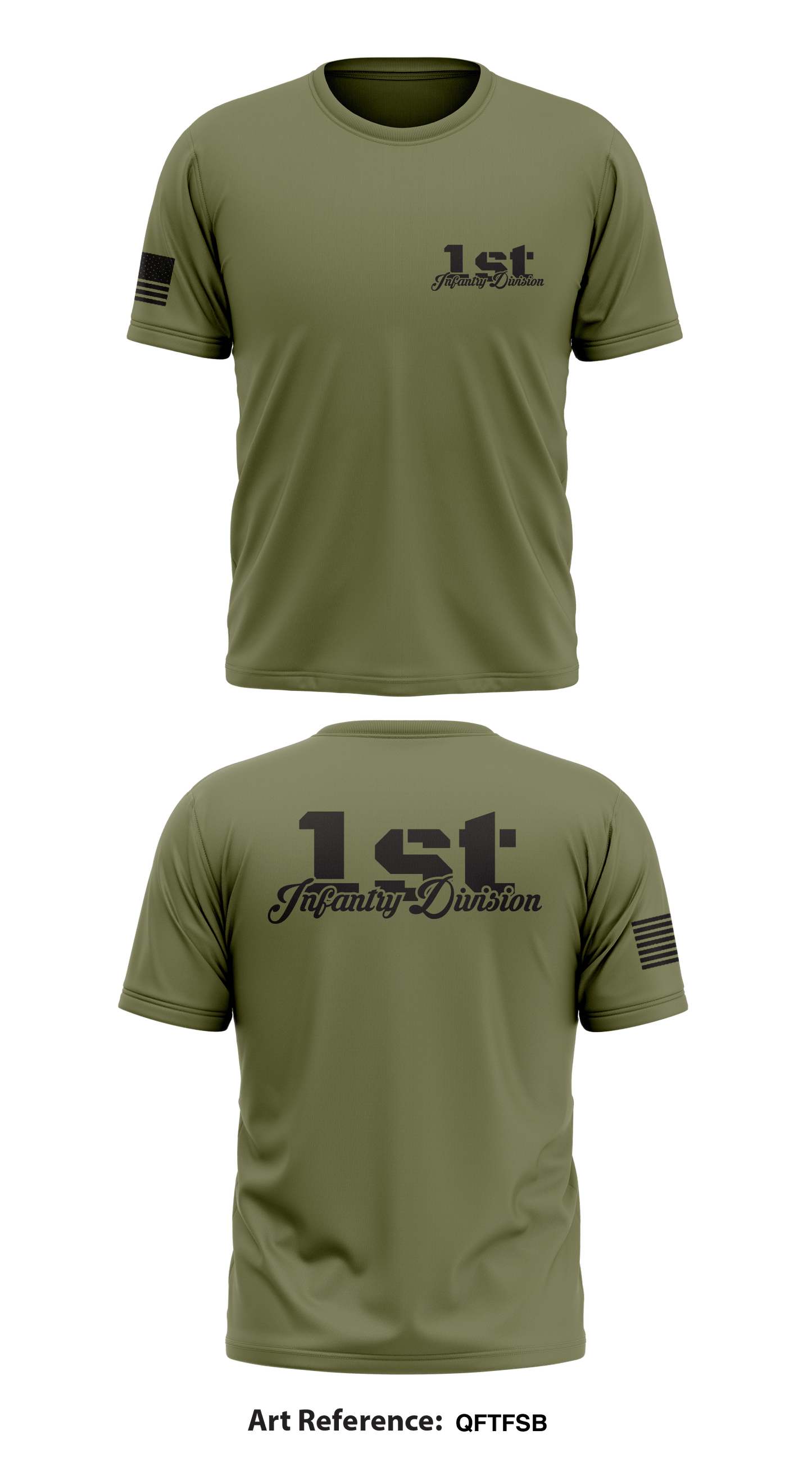 1st Infantry Division Store 1 Core Men's SS Performance Tee - qftfSB