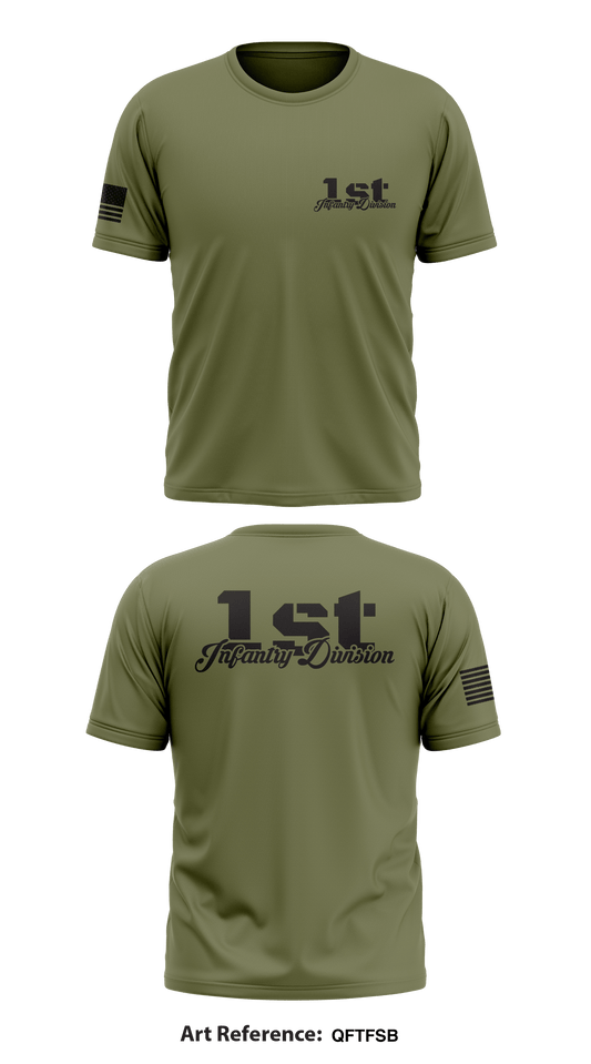 1st Infantry Division Store 1 Core Men's SS Performance Tee - qftfSB