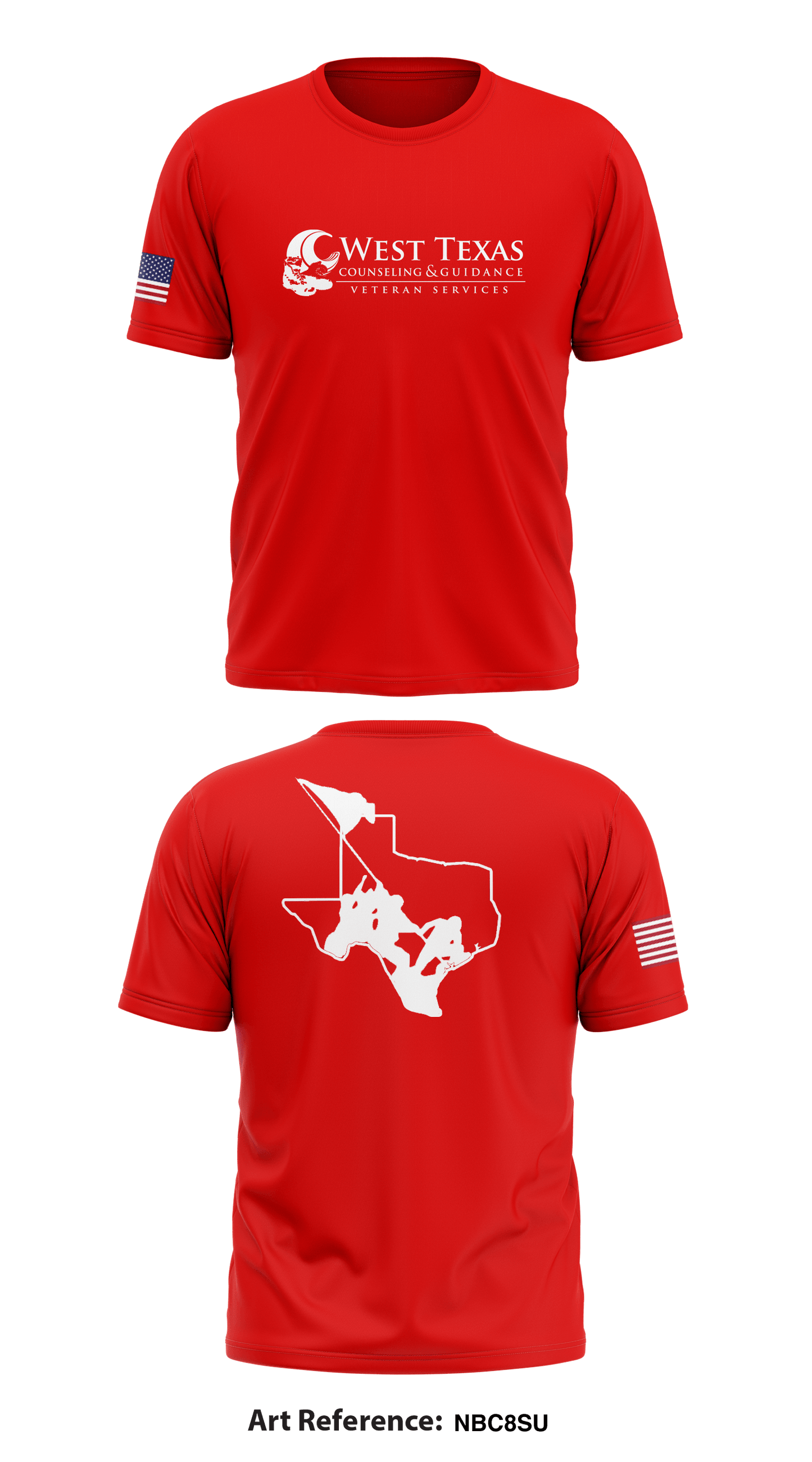 West Texas Counseling Veteran Services Store 1 Core Men's SS Performance Tee - NBc8sU