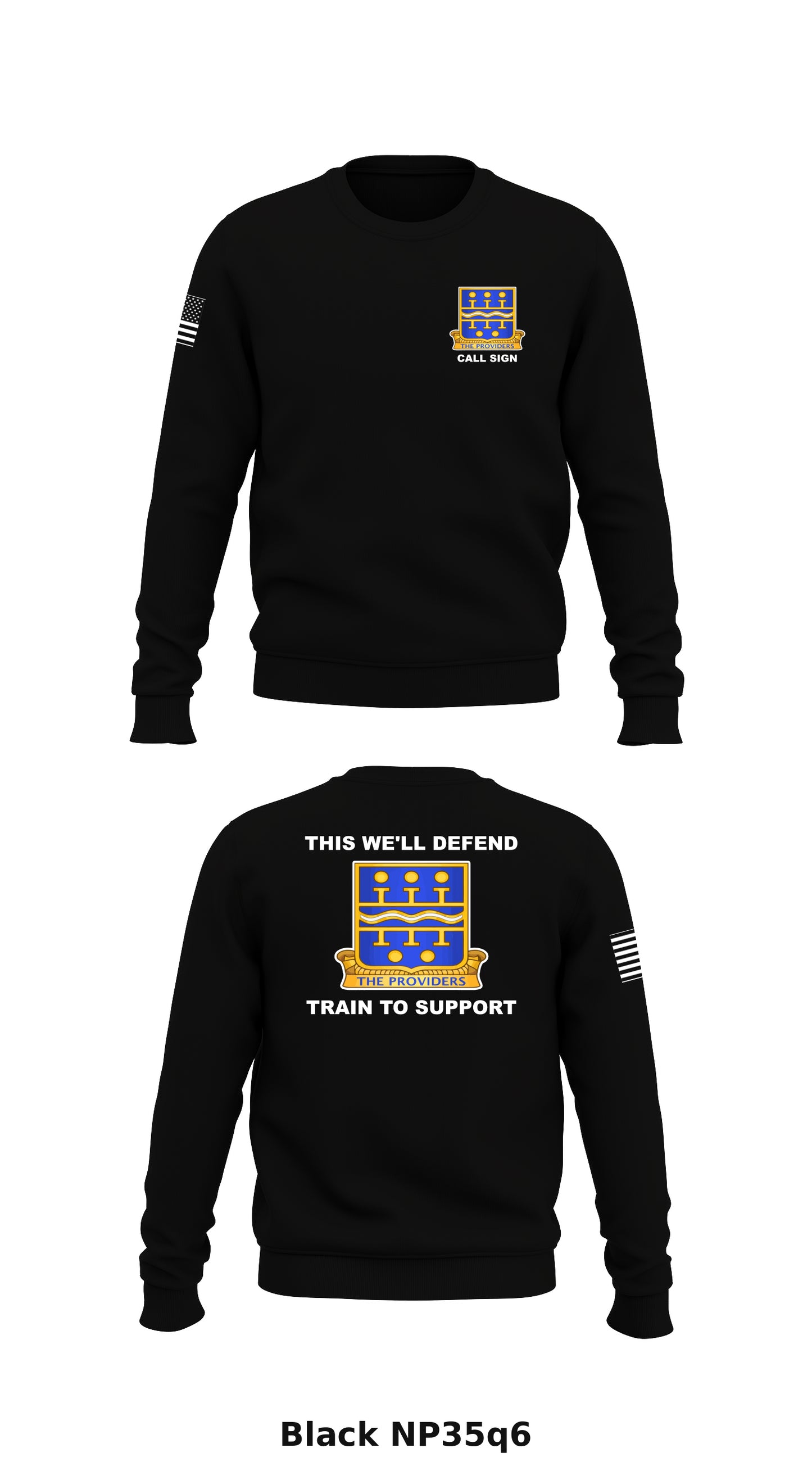 Custom 266th quartermaster battalion Store 1 Core Men's Crewneck Performance Sweatshirt - NP35q6