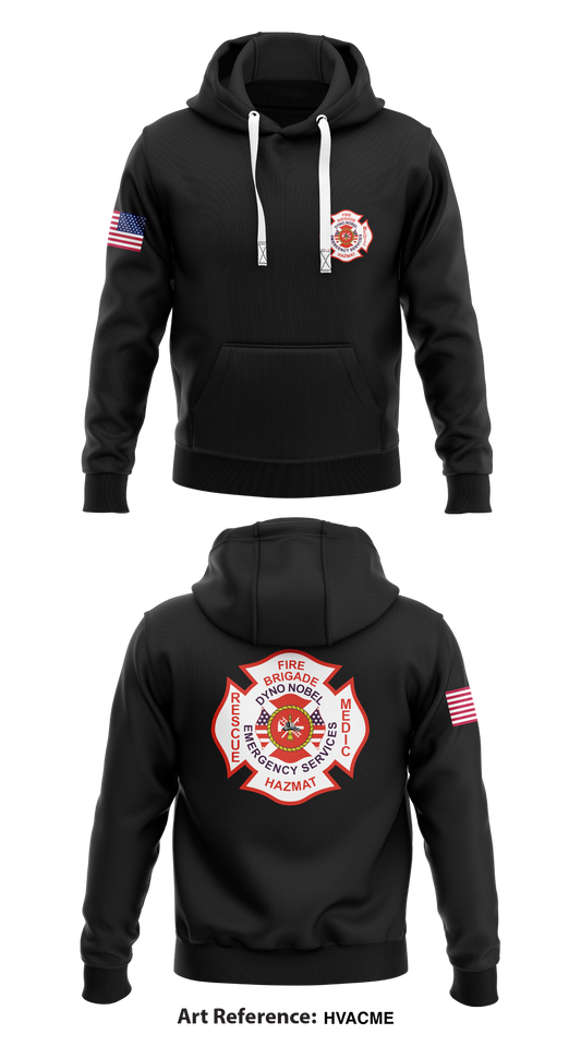 Dyno Nobel Emergency Services Store 1  Core Men's Hooded Performance Sweatshirt - hvacMe